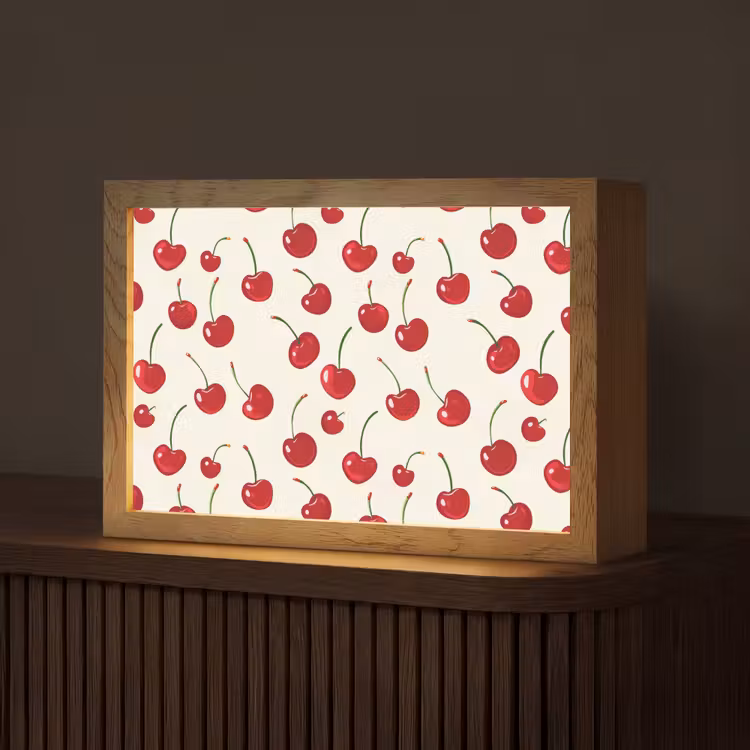Tafellamp - Kersen - Minimalistisch - Rood — 1