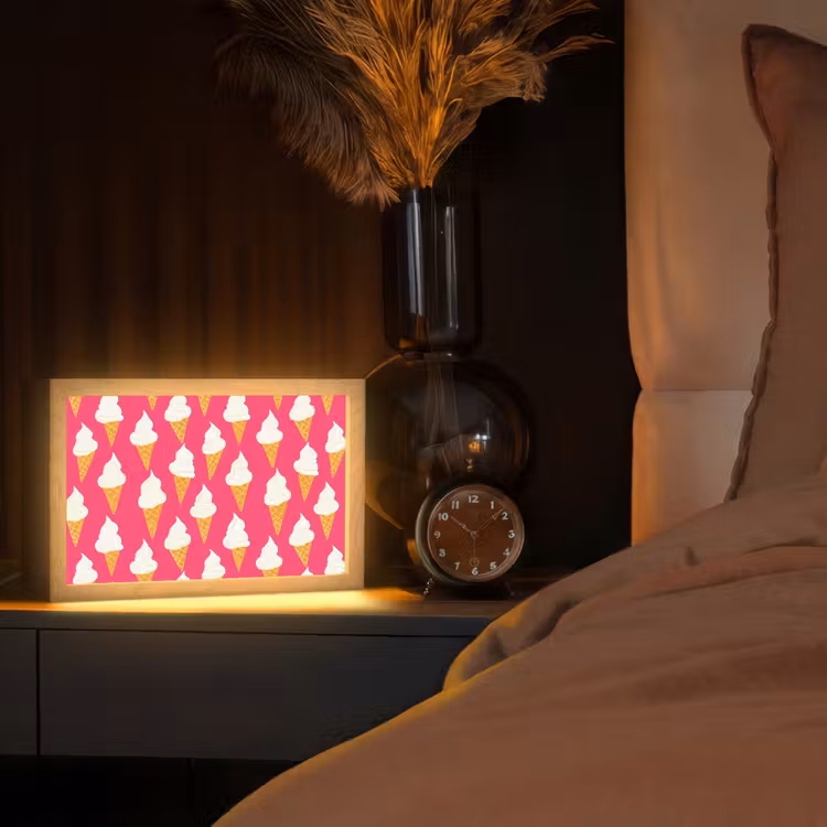 Tafellamp - Softijs - Horentje - Roze — 2