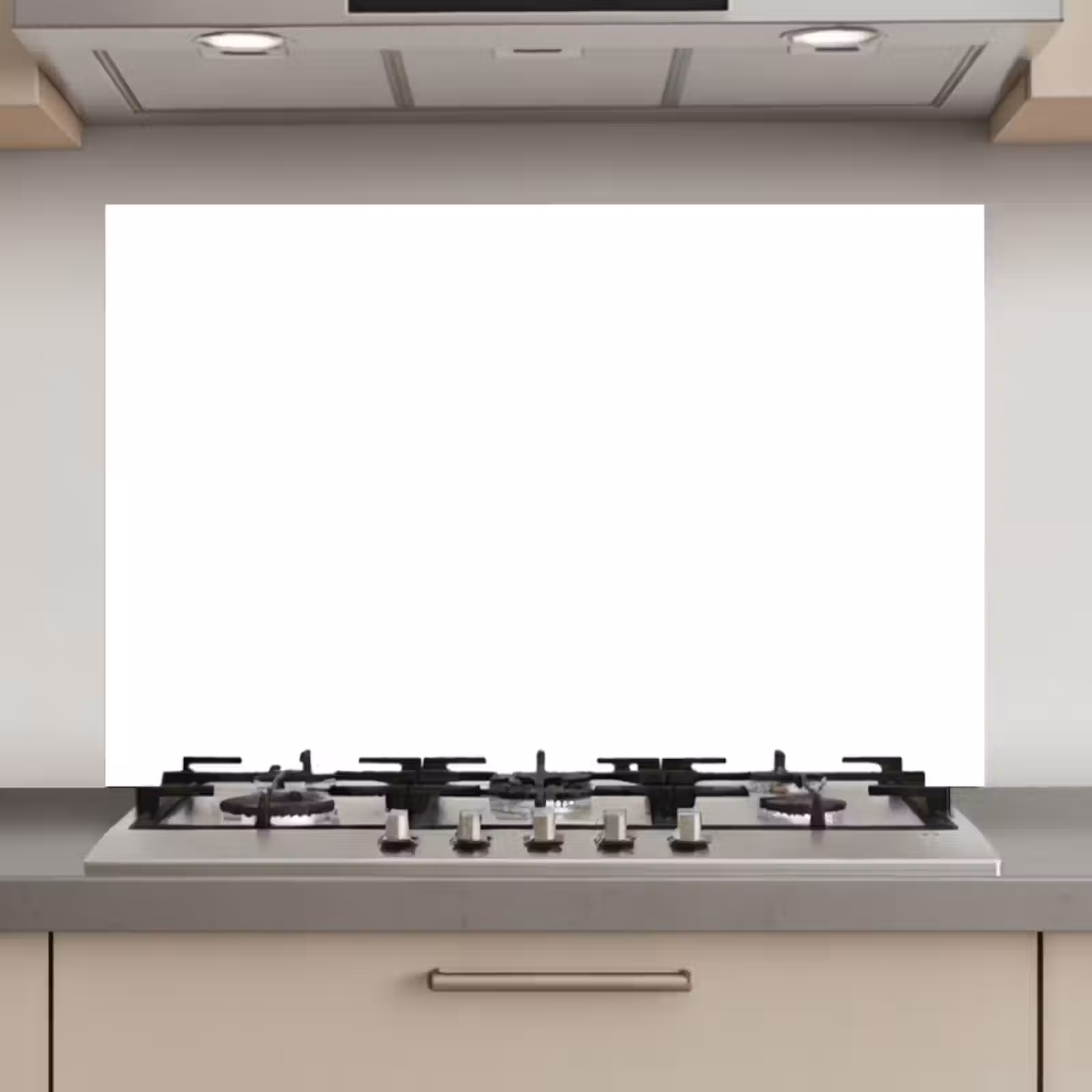 Spatscherm keuken - Wit - Kleuren - Neutraal — 1