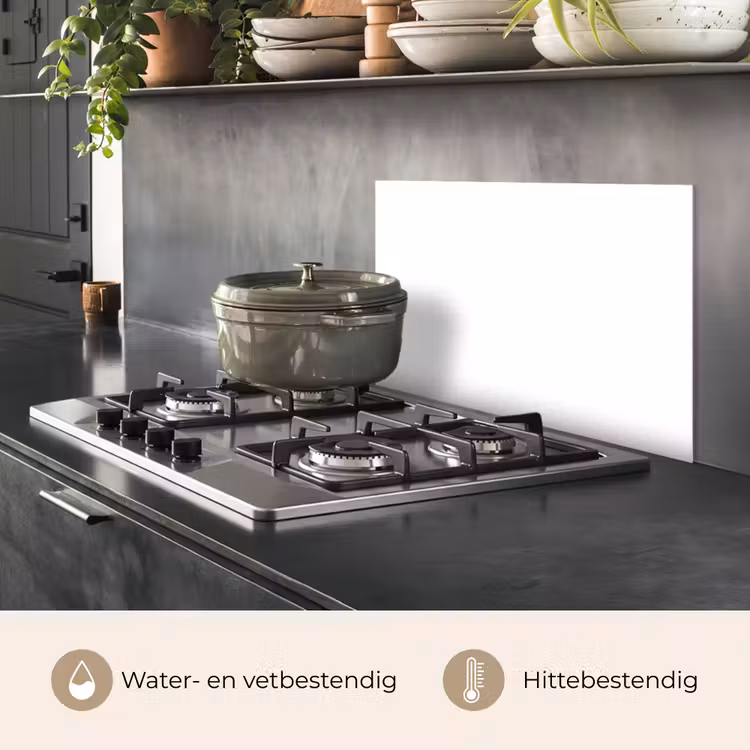 Spatscherm keuken - Wit - Kleuren - Neutraal — 7