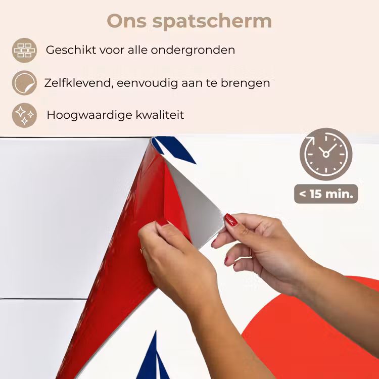 Spatscherm keuken - Zonsondergang - Zee - Palmboom - Tropisch - Modern — 4