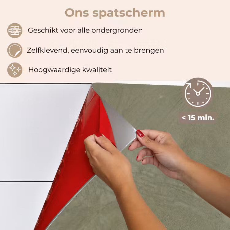 Spatscherm keuken - Textuur - Betonlook - Achtergrond - Modern - Groen — 4