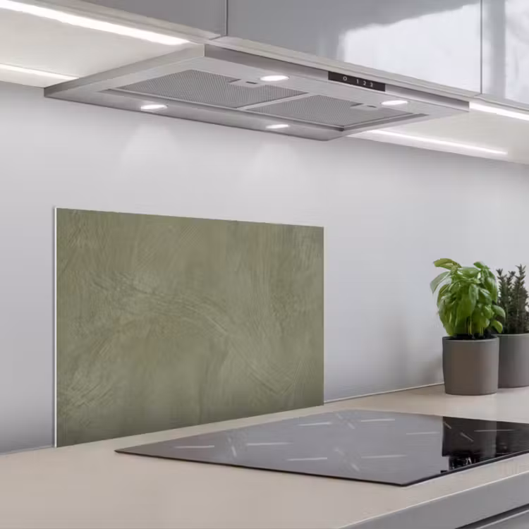 Spatscherm keuken - Textuur - Betonlook - Achtergrond - Modern - Groen — 5