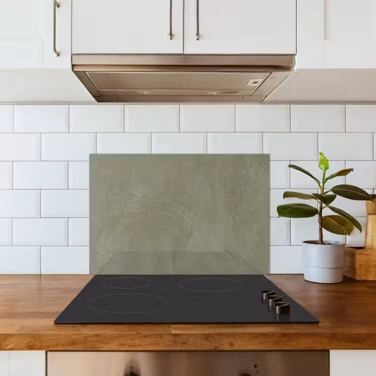 Spatscherm keuken - Textuur - Betonlook - Achtergrond - Modern - Groen — 6