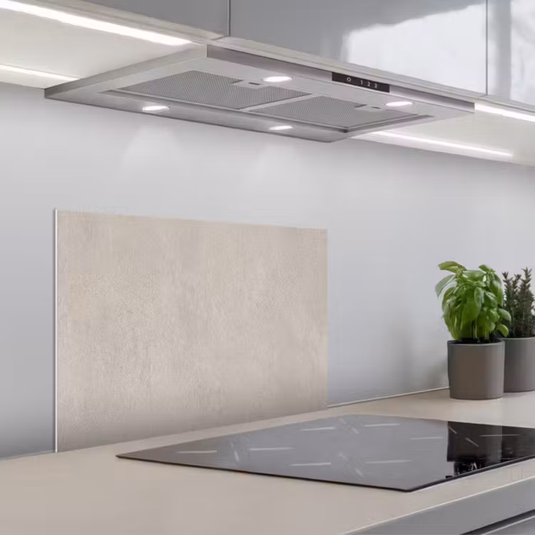 Spatscherm keuken - Textuur - Effen - Abstract - Beige — 5