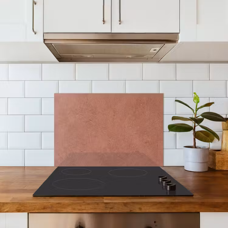 Spatscherm keuken - Textuur - Roodbruin - Grof - Modern — 6