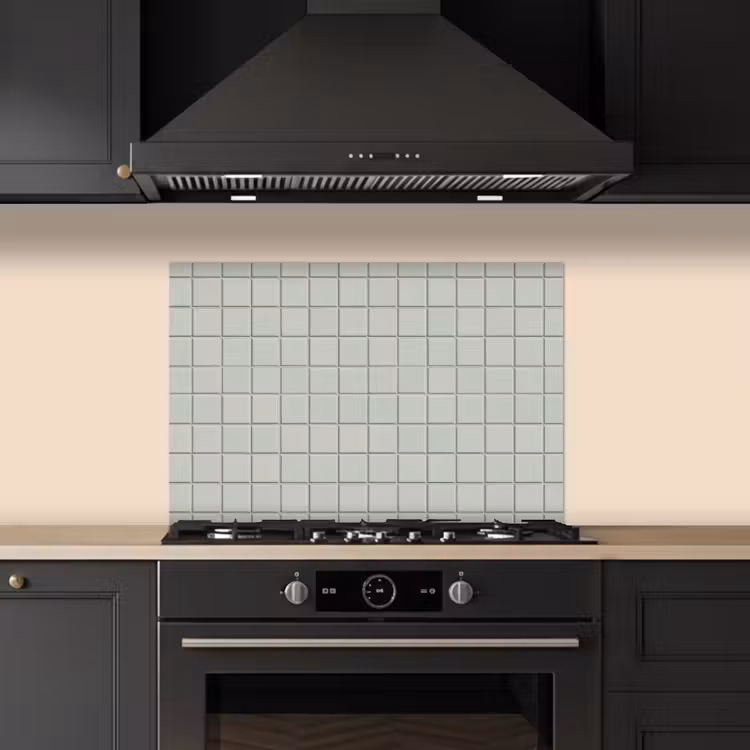 Spatscherm keuken - Tegel - Patroon - Lichtgroen — 2