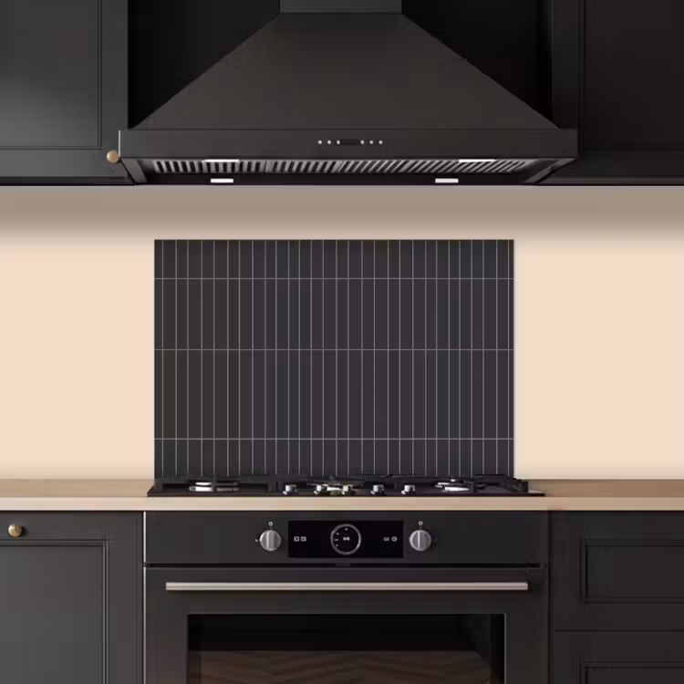 Spatscherm keuken - Verticaal - Wandtegel - Donkergrijs — 2