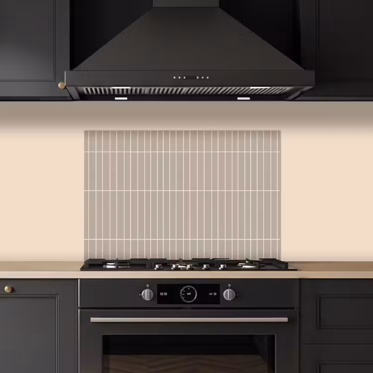 Spatscherm keuken - Verticaal - Wandtegel - Licht Beige — 2