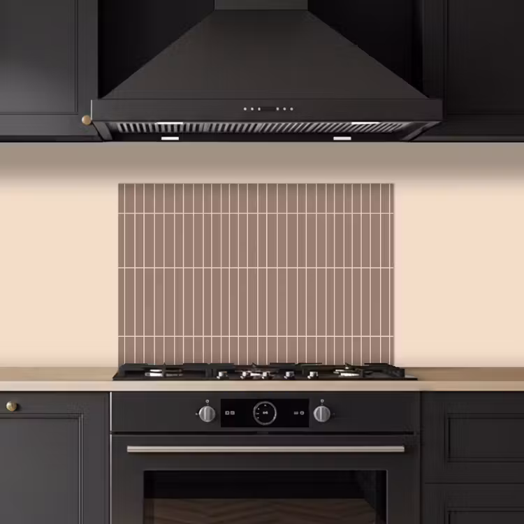 Spatscherm keuken - Verticaal - Wandtegel - Terracotta — 2