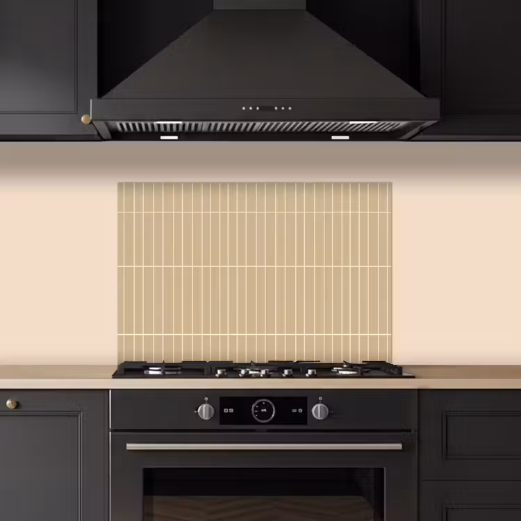 Spatscherm keuken - Verticaal - Wandtegel - Zand - Beige — 2