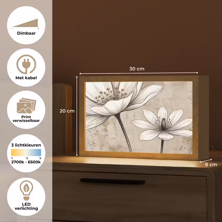Tafellamp - Modern - Design - Wit — 7