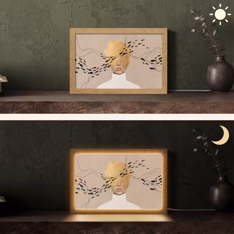 Tafellamp - Modern - Vrouw - Goud — 5