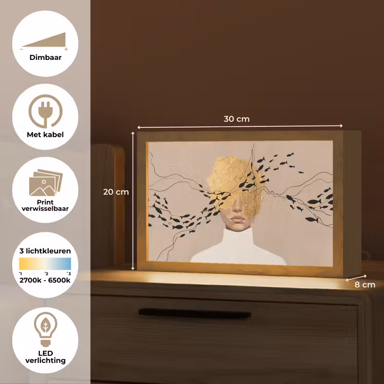 Tafellamp - Modern - Vrouw - Goud — 7