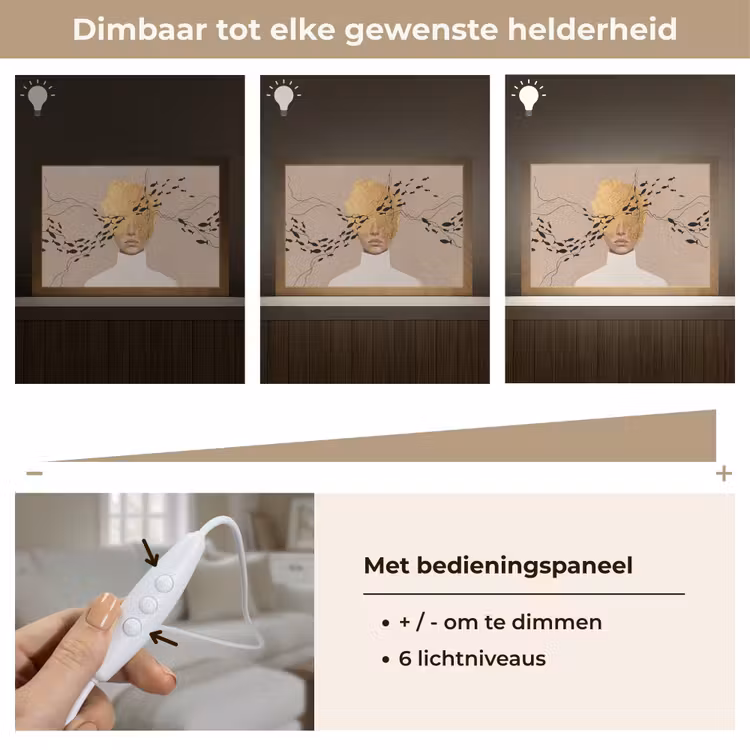 Tafellamp - Modern - Vrouw - Goud — 8