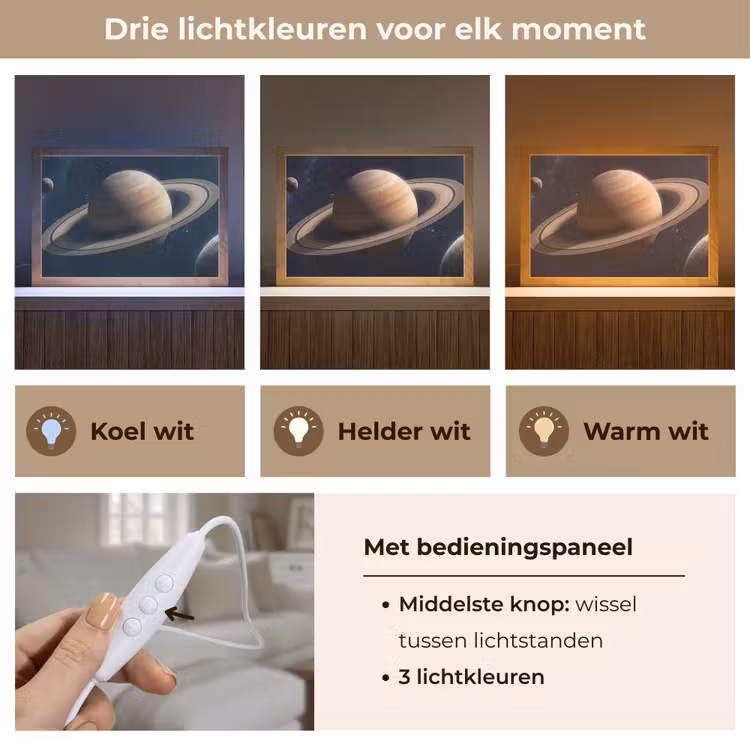 Tafellamp - Planeten - Saturnus - Ruimte — 6