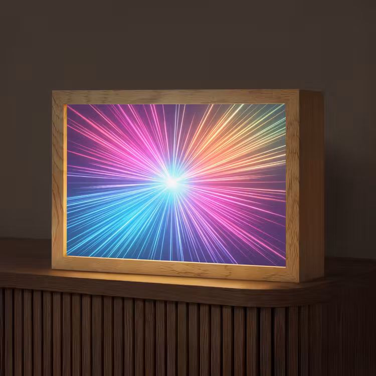 Tafellamp - Abstract - Light - Burst - Modern - Colorful — 1