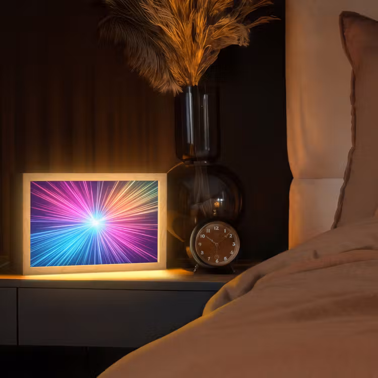 Tafellamp - Abstract - Light - Burst - Modern - Colorful — 2