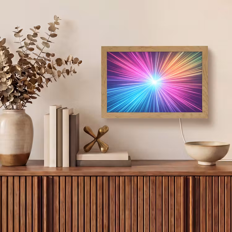 Tafellamp - Abstract - Light - Burst - Modern - Colorful — 3