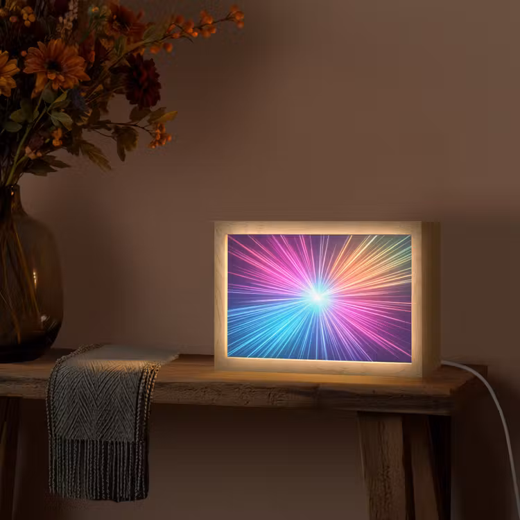 Tafellamp - Abstract - Light - Burst - Modern - Colorful — 4