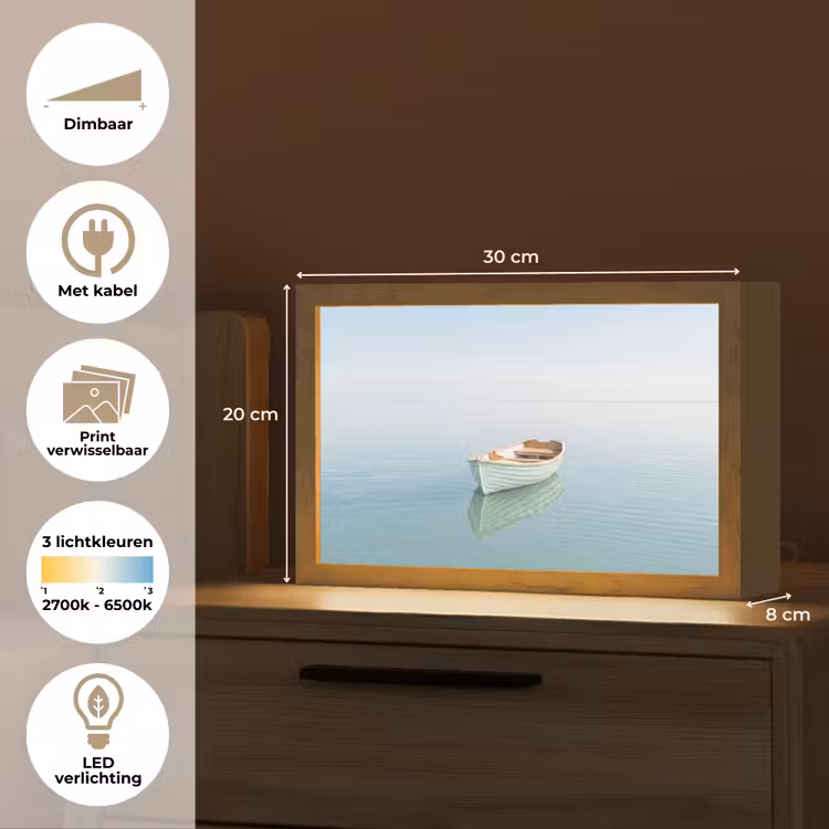 Tafellamp - Minimalistisch - Boot - Zee — 7