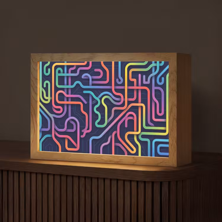 Tafellamp - Retro - Abstract - Neon — 1