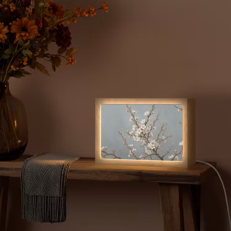 Tafellamp - Botanisch - Stilleven - Blauw — 4