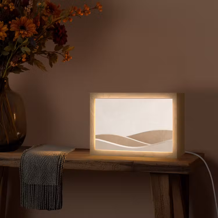 Tafellamp - Abstract - Golven - Modern - Beige — 4