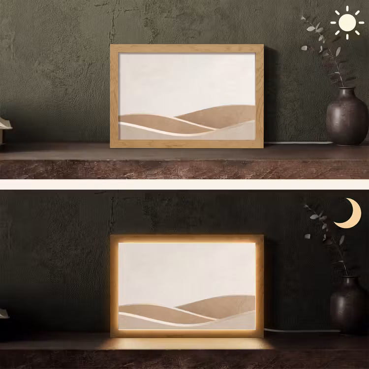 Tafellamp - Abstract - Golven - Modern - Beige — 5