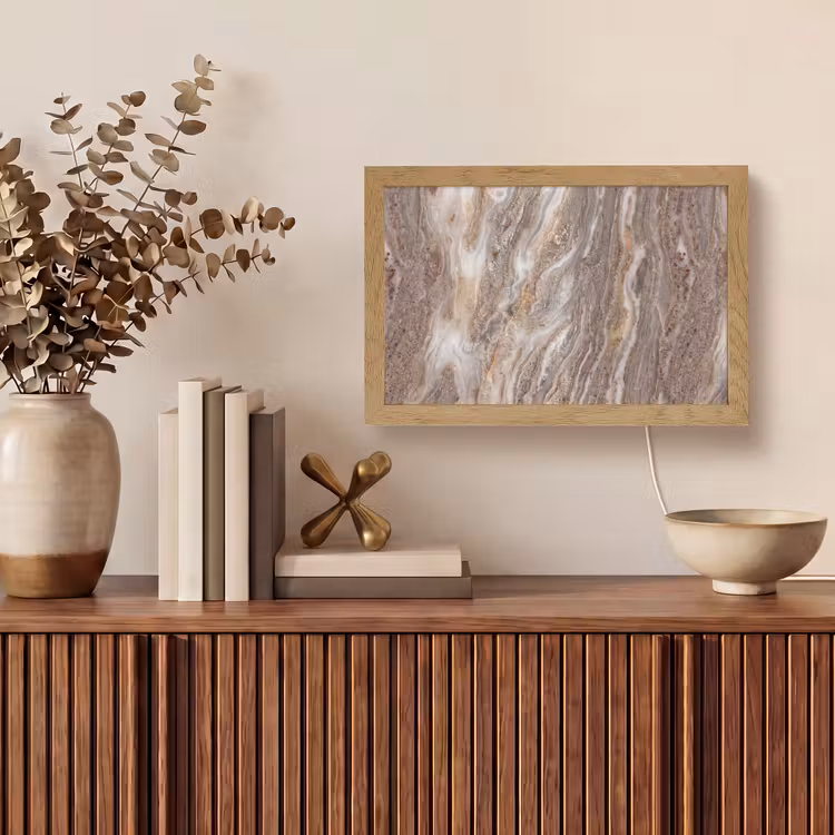 Tafellamp - Textuur - Steen - Abstract - Beige — 3