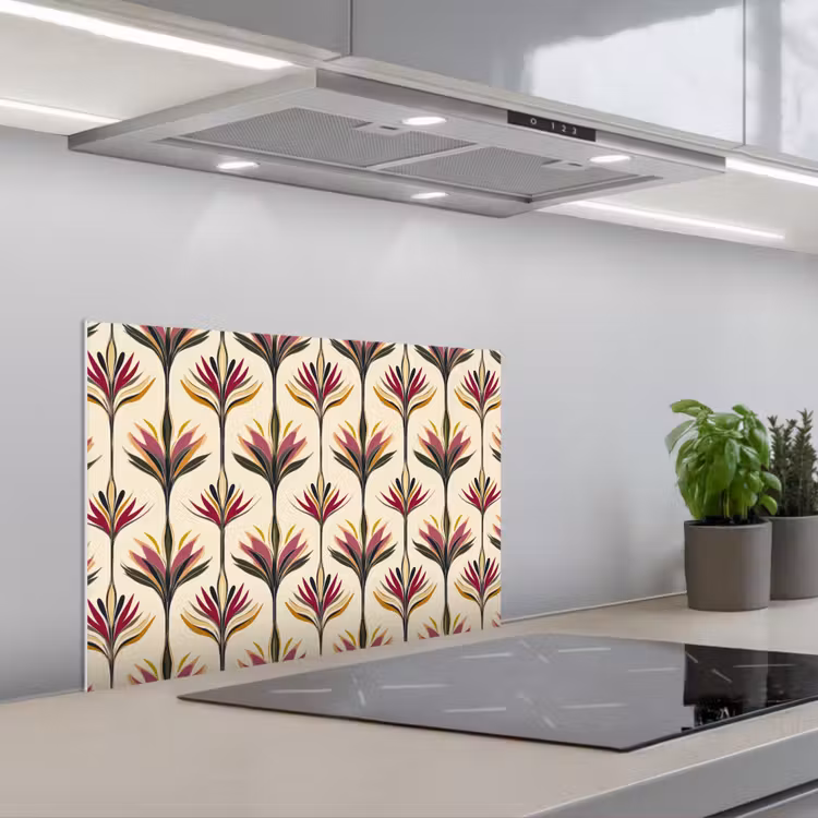 Spatscherm keuken - Waaier - Motief - Kleurrijk — 5