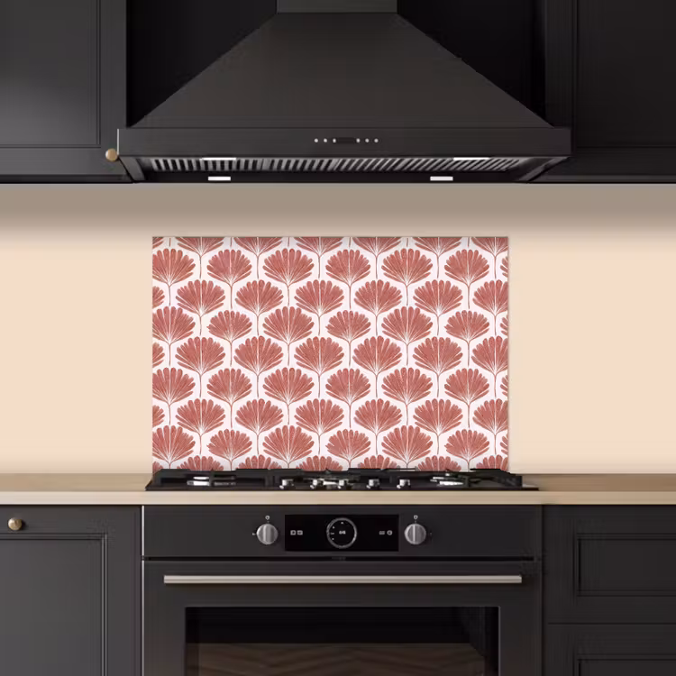 Spatscherm keuken - Waaier - Motief - Terra — 2