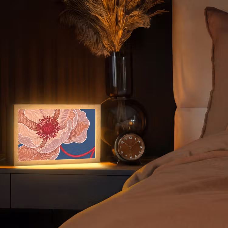 Tafellamp - Bloemen - Modern - Abstract — 2