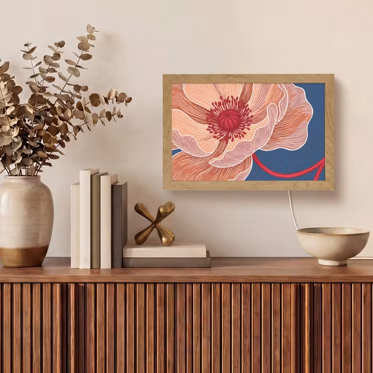Tafellamp - Bloemen - Modern - Abstract — 3