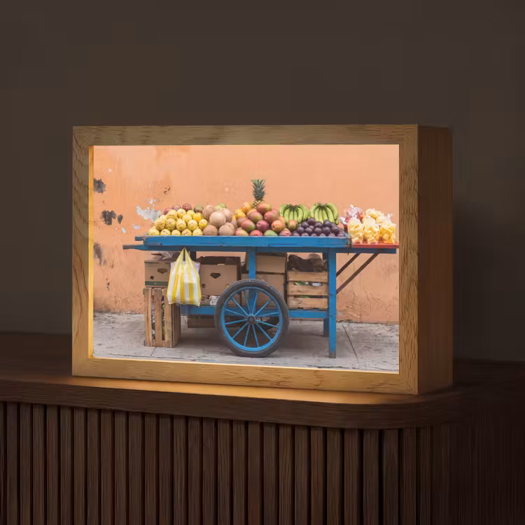 Tafellamp - Fruit - Kar - Straat — 1