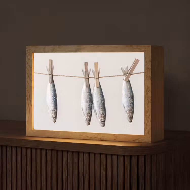Tafellamp - Vis - Hangend - Eten — 1