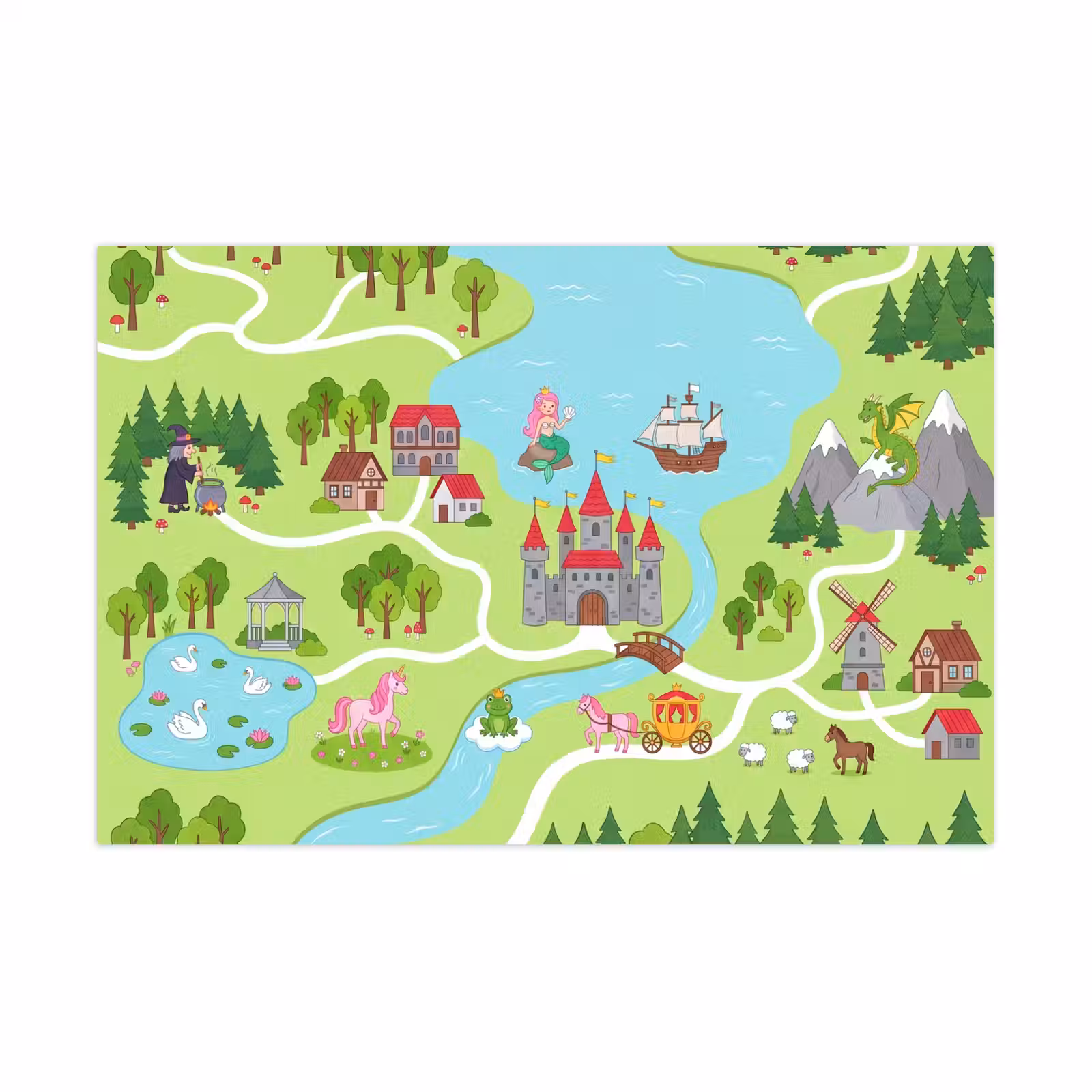 Speelkleed - Kasteel - Fantasie - Cartoon — 1