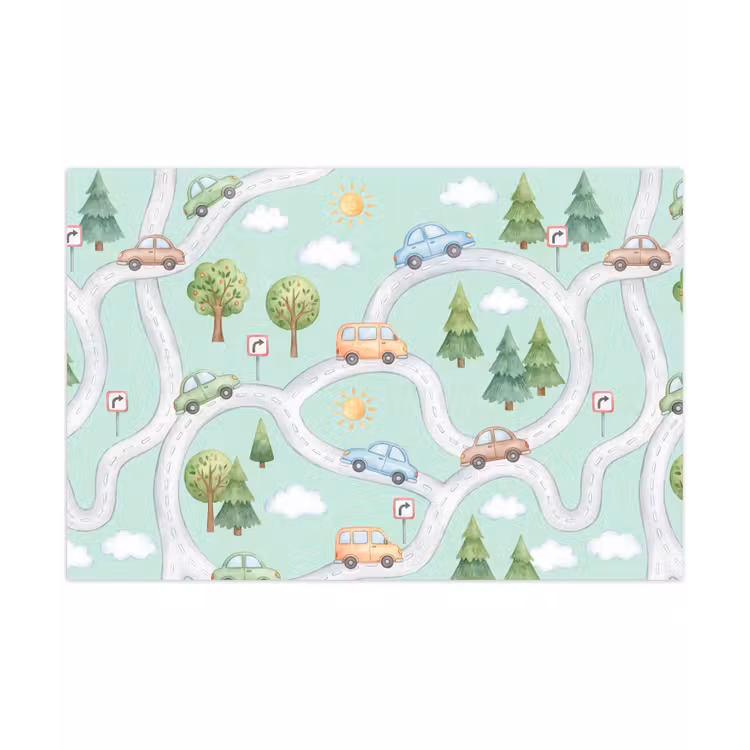 Speelkleed - Auto - Weg - Patroon — 1
