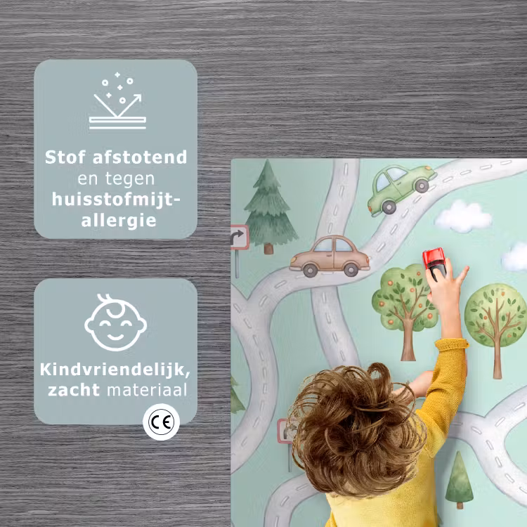 Speelkleed - Auto - Weg - Patroon — 3