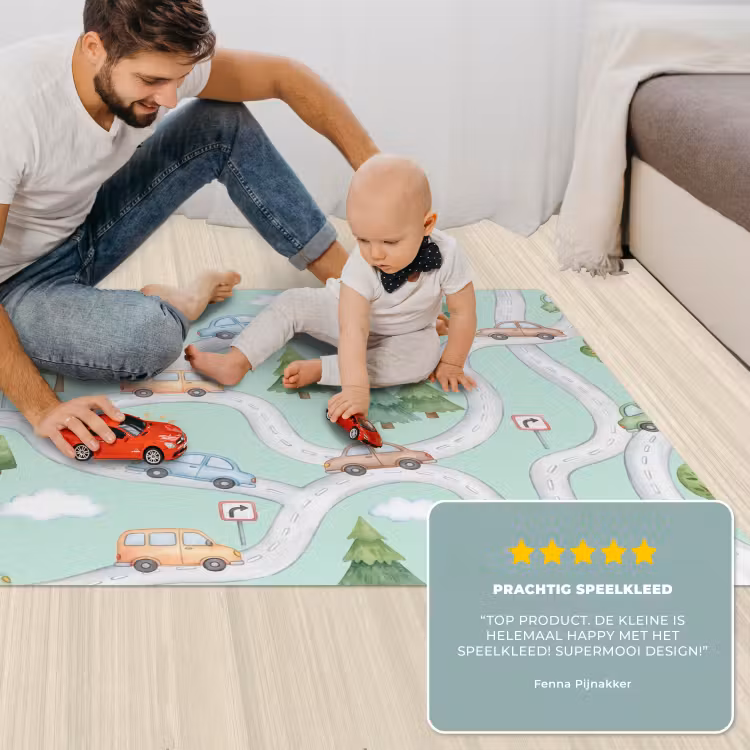 Speelkleed - Auto - Weg - Patroon — 5
