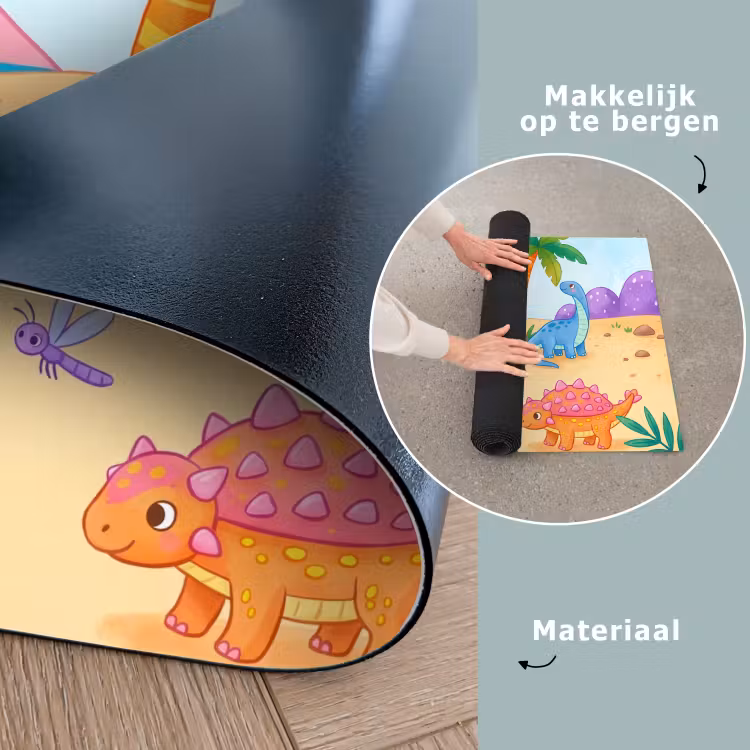 Speelkleed - Dinosaurus - Jungle - Illustratie — 6
