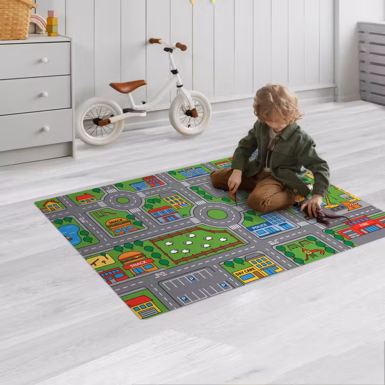 Speelkleed - Gebouwen - Straten - Kinderlijk — 2
