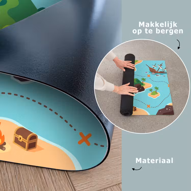Speelkleed - Schatkaart - Eilanden - Tropisch — 6