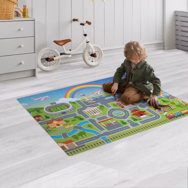 Speelkleed - Stad - Plattegrond - Cartoon — 2