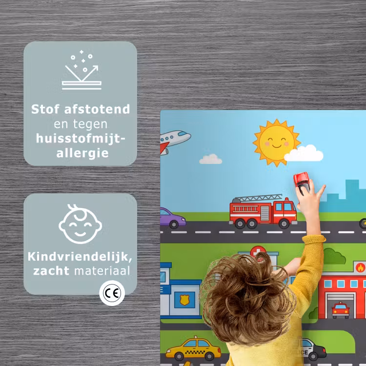 Speelkleed - Stad - Verkeer - Cartoon — 3