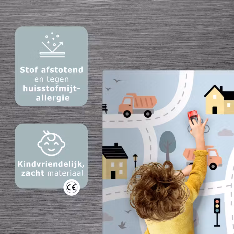 Speelkleed - Stad - Wegen - Auto's — 3