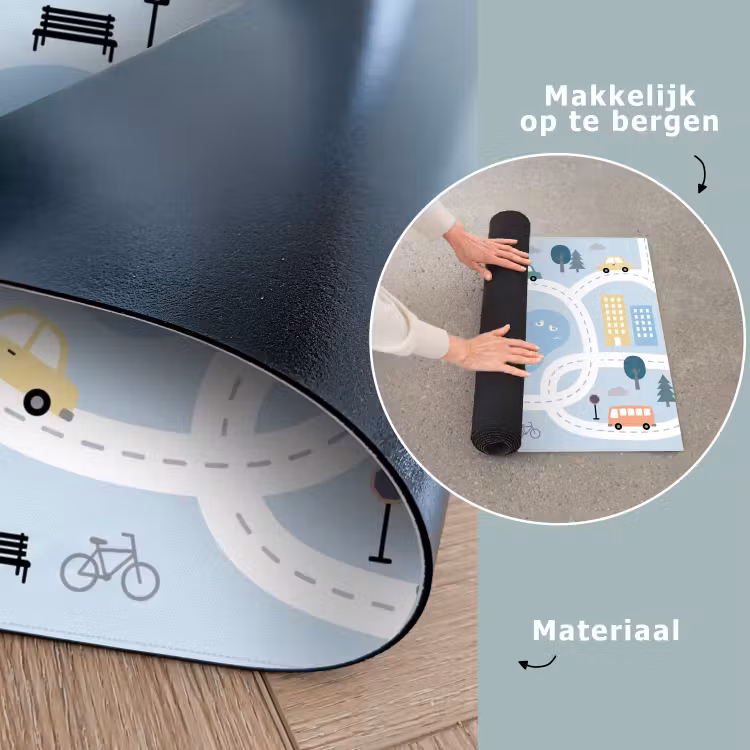 Speelkleed - Stad - Wegen - Auto's — 6