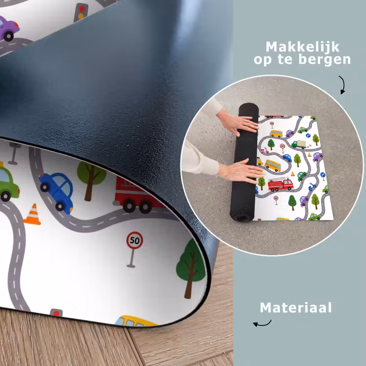 Speelkleed - Voertuig - Weg - Patroon — 6