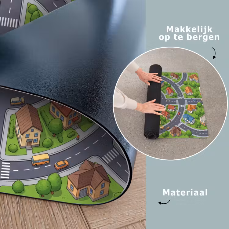 Speelkleed - Woonwijk - Bovenaf - Cartoon — 6