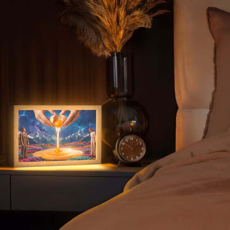 Tafellamp - Handen - Ei - Surrealisme — 2